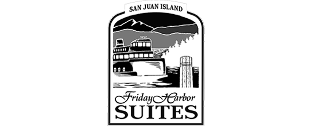 Friday Harbor Suites  Friday Harbor - Logo inverted